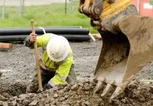 digging hole